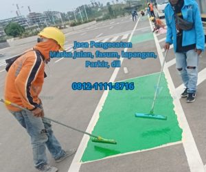 Jasa Cat Marka Jalan dari amana marka dengan harga terjangkau dan hasil berkualitas